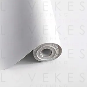 118’x17.7’ White Wallpaper White Contact Paper Waterpoof Peel and Stick Wallpaper Self-Adhesive Wallpaper Decorative Contact Paper Vinyl Roll for Wall Kitchen Furniture Countertop Shelf