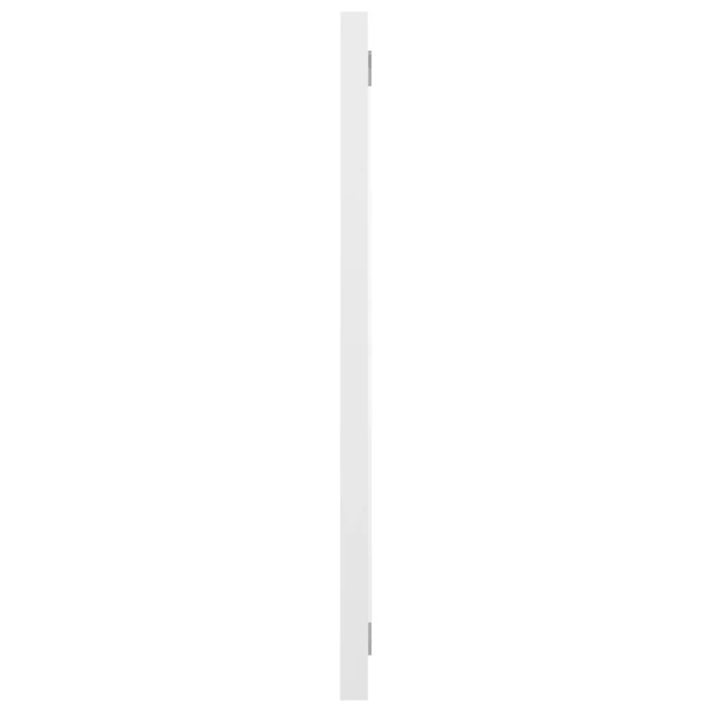 2 Piece Bathroom Furniture Set High Gloss White Engineered Wood