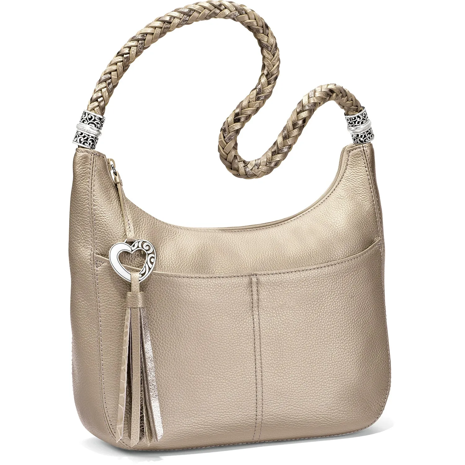 Barbados Ziptop Hobo | Zinc Pearl