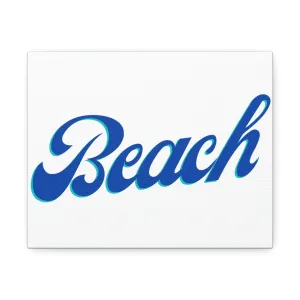 Beach Stretched Canvas