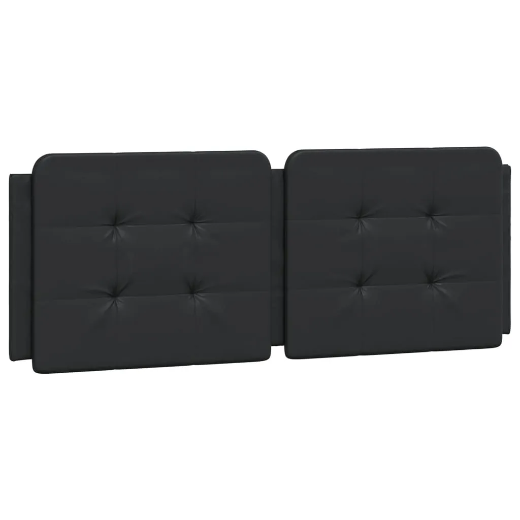 Bed Frame with Headboard Black 120x200 cm Faux Leather