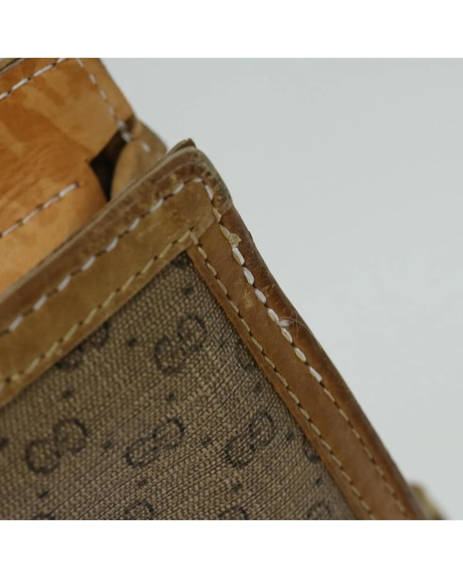 Beige Micro GG Supreme Hand Bag with Web Detail by Italian Designer