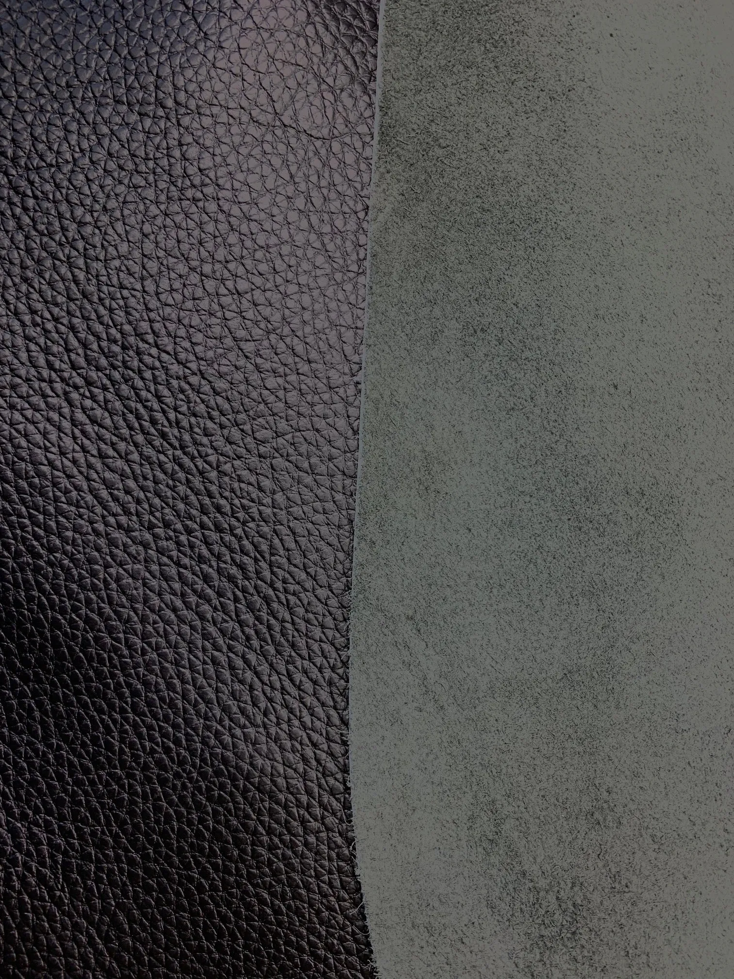 Black Dollaro Buffalo Upholstery Hide
