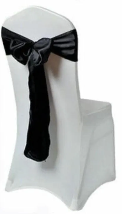 Black Satin Sash