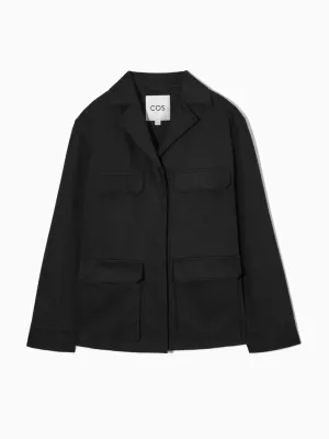 Black utility jacket