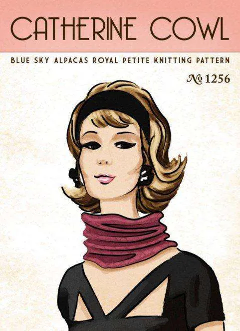 Blue Sky Alpacas Royal Petites Catherine Cowl PATTERN ONLY