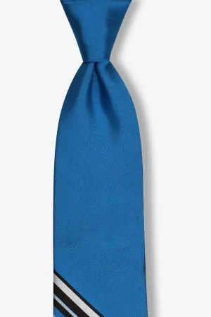 Blue with Multi-Stripe Bottom Traditional Tie