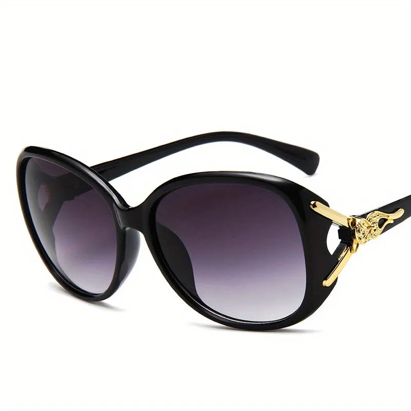 Chic Gradient Lens Round Sunglasses Womens Stylish Outdoor Eyewear