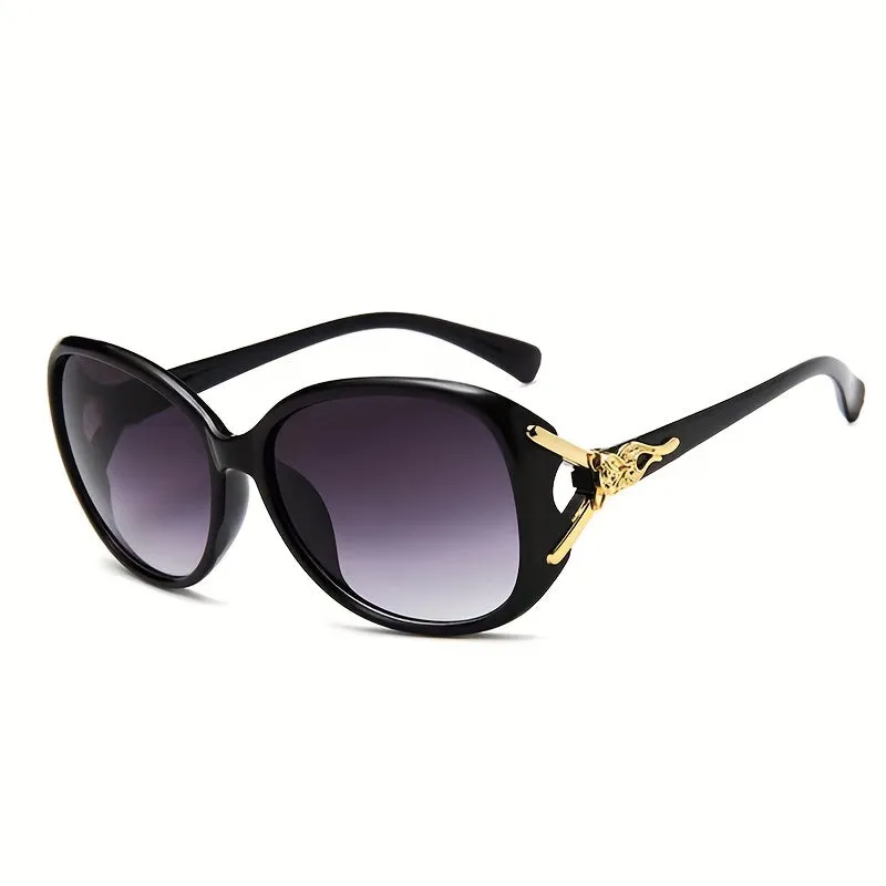 Chic Gradient Lens Round Sunglasses Womens Stylish Outdoor Eyewear