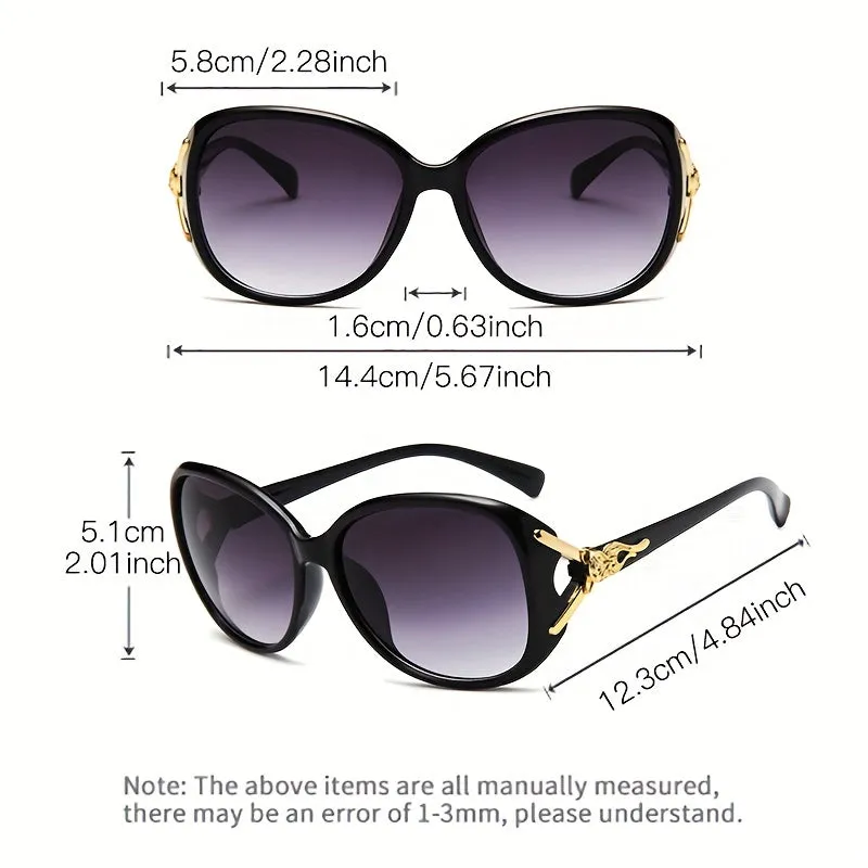 Chic Gradient Lens Round Sunglasses Womens Stylish Outdoor Eyewear