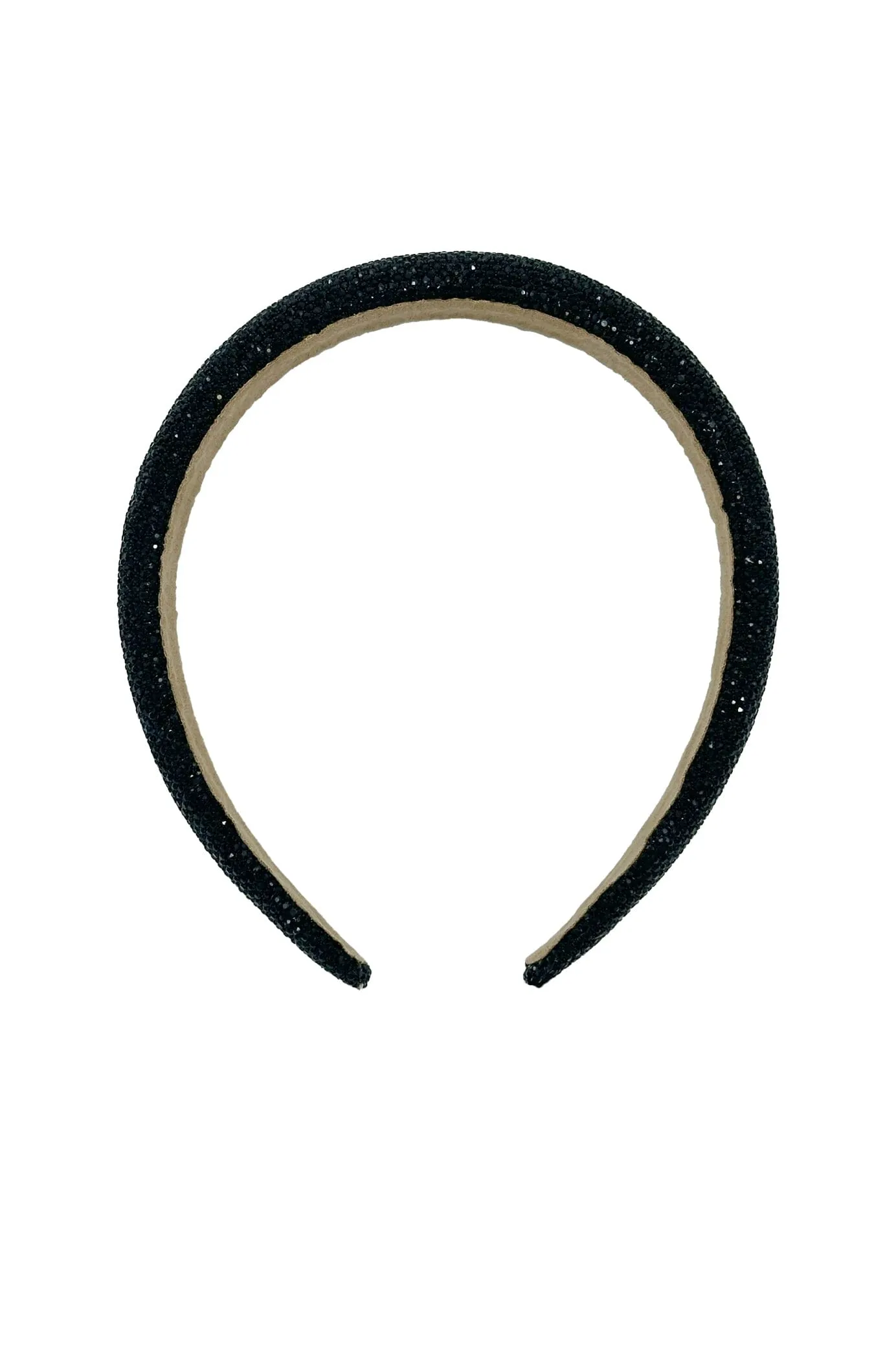 Delilah Diamante Headband Black