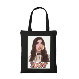 Dua Lipa Tote Bag - IDGAF