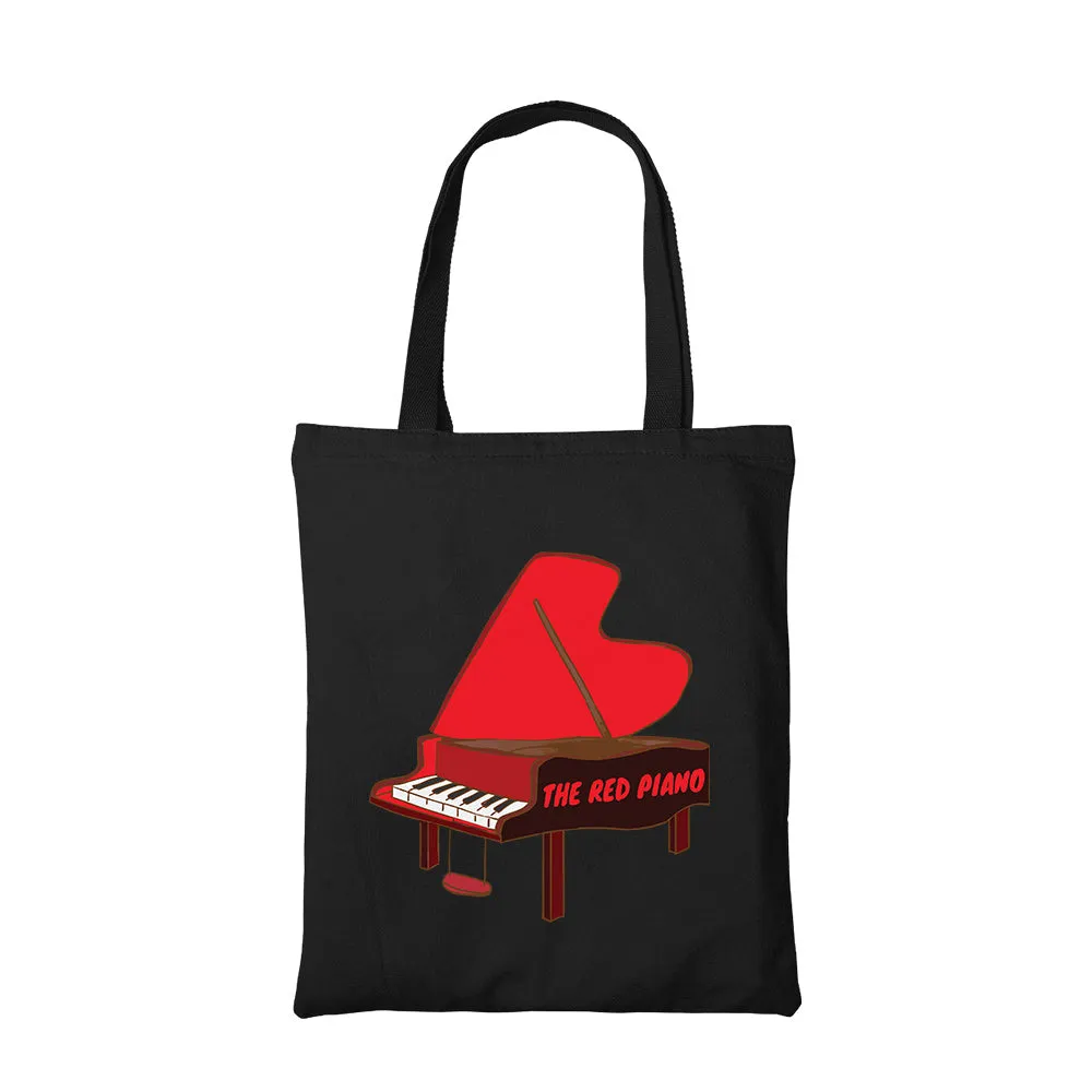 Elton John Tote Bag - The Red Piano