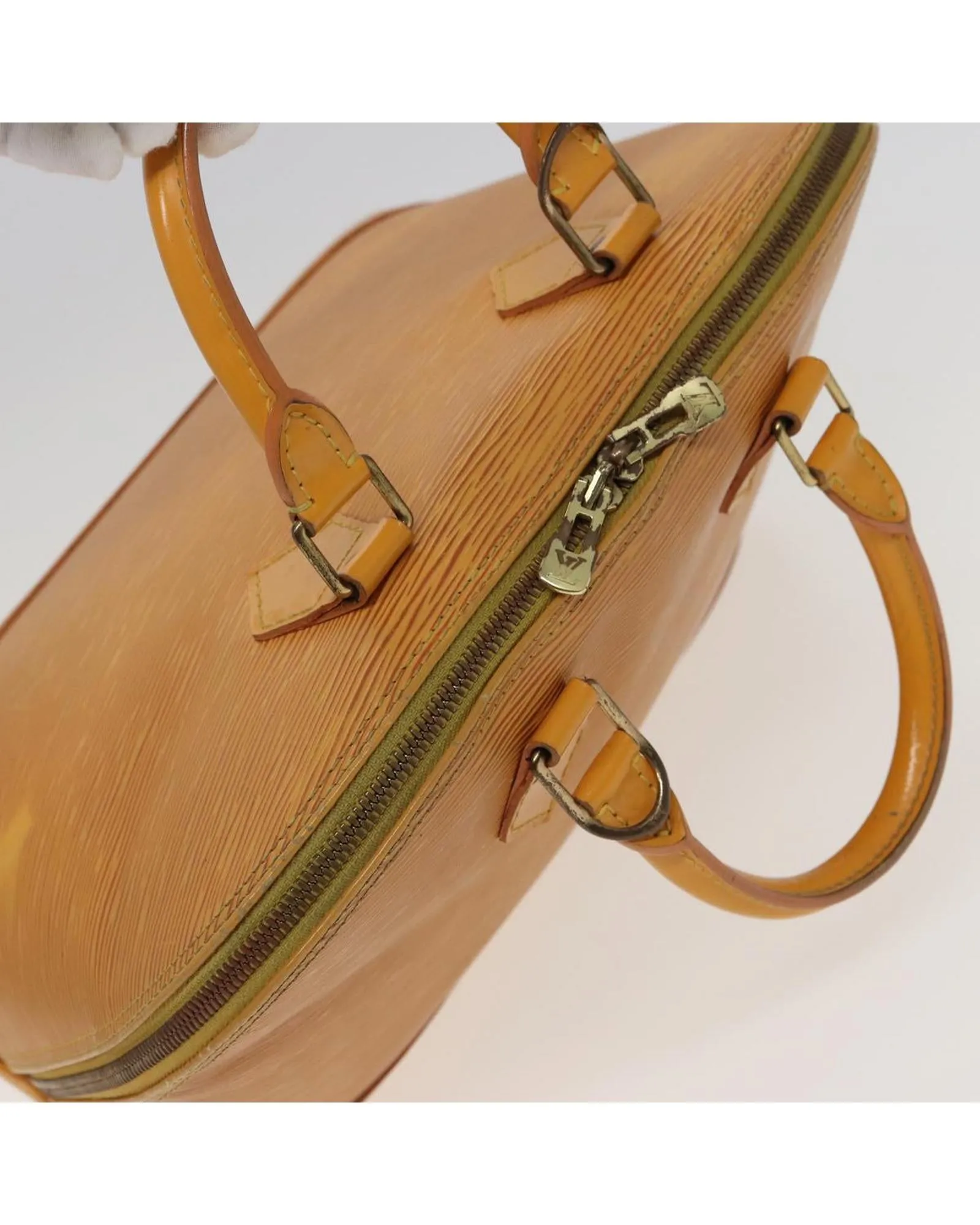 Epi Leather Alma Hand Bag with Classic Design
