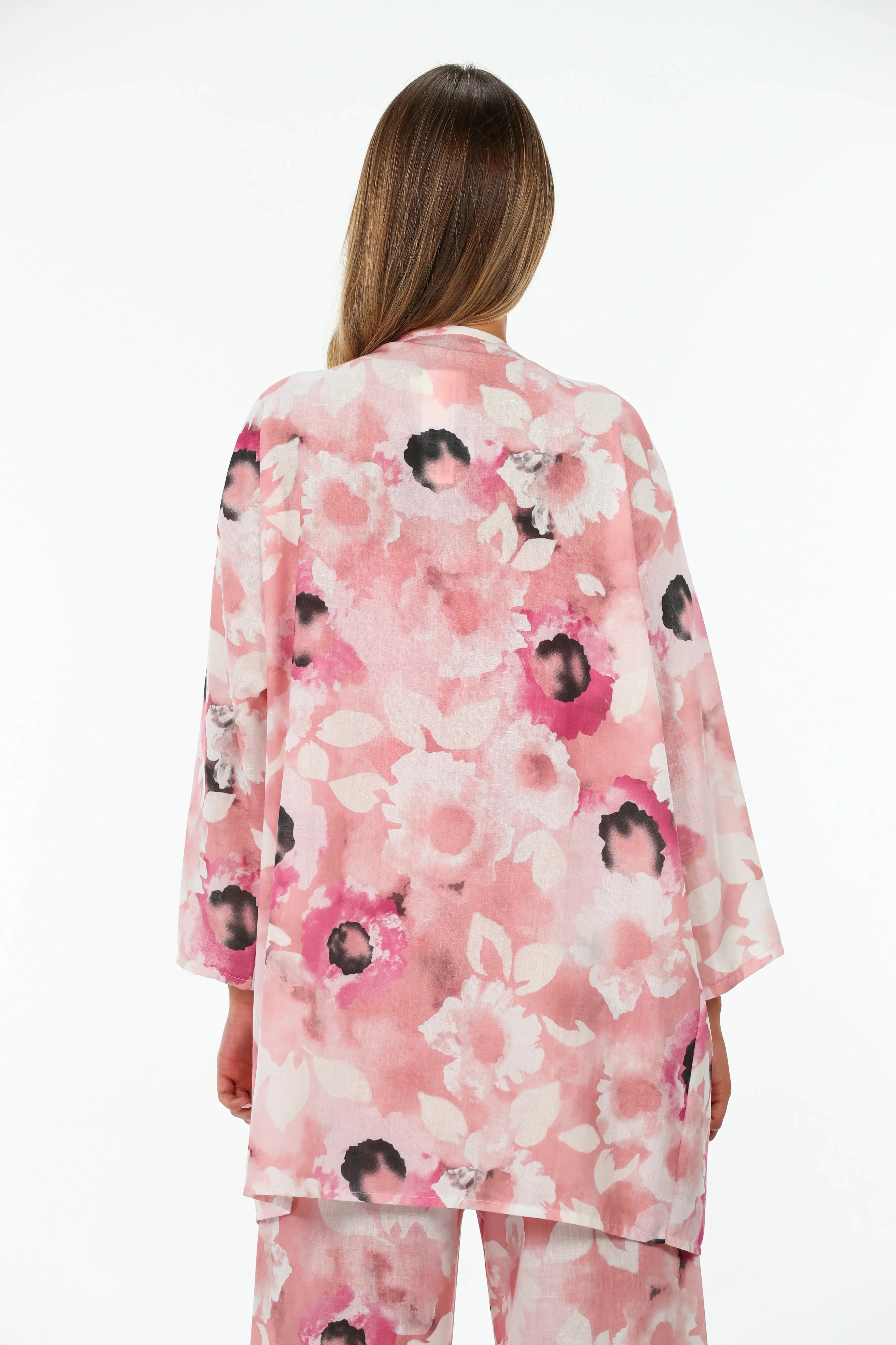 Floral Printed Linen Summer Set