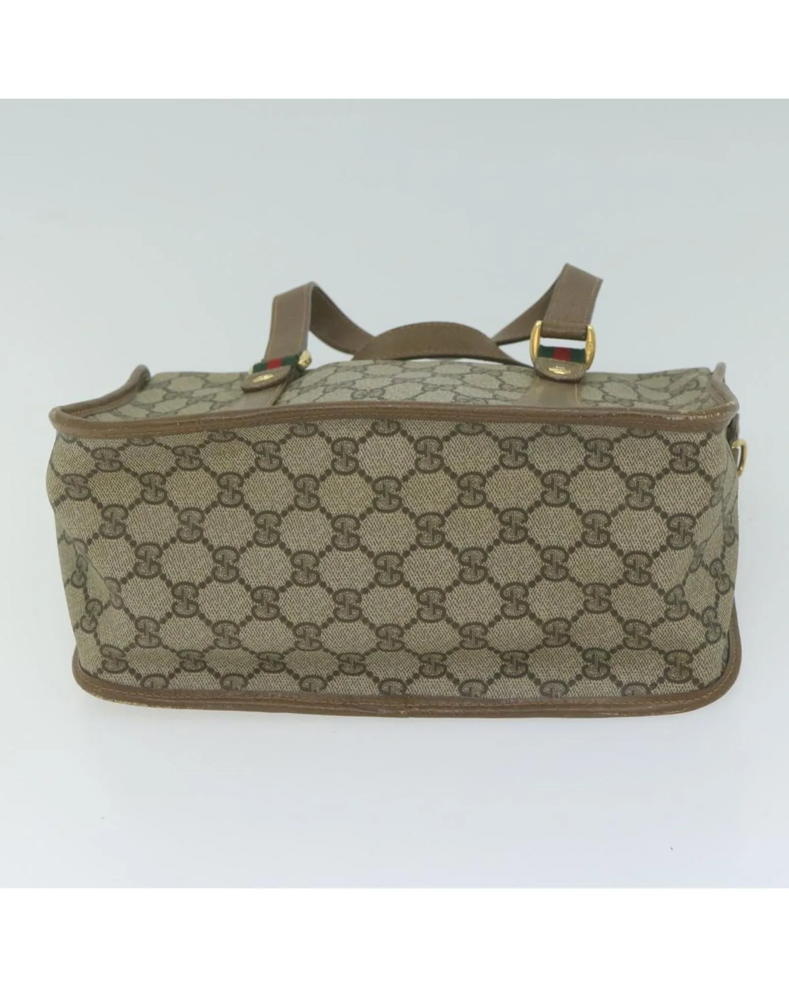 GG Supreme Web Hand Bag with Red Accents