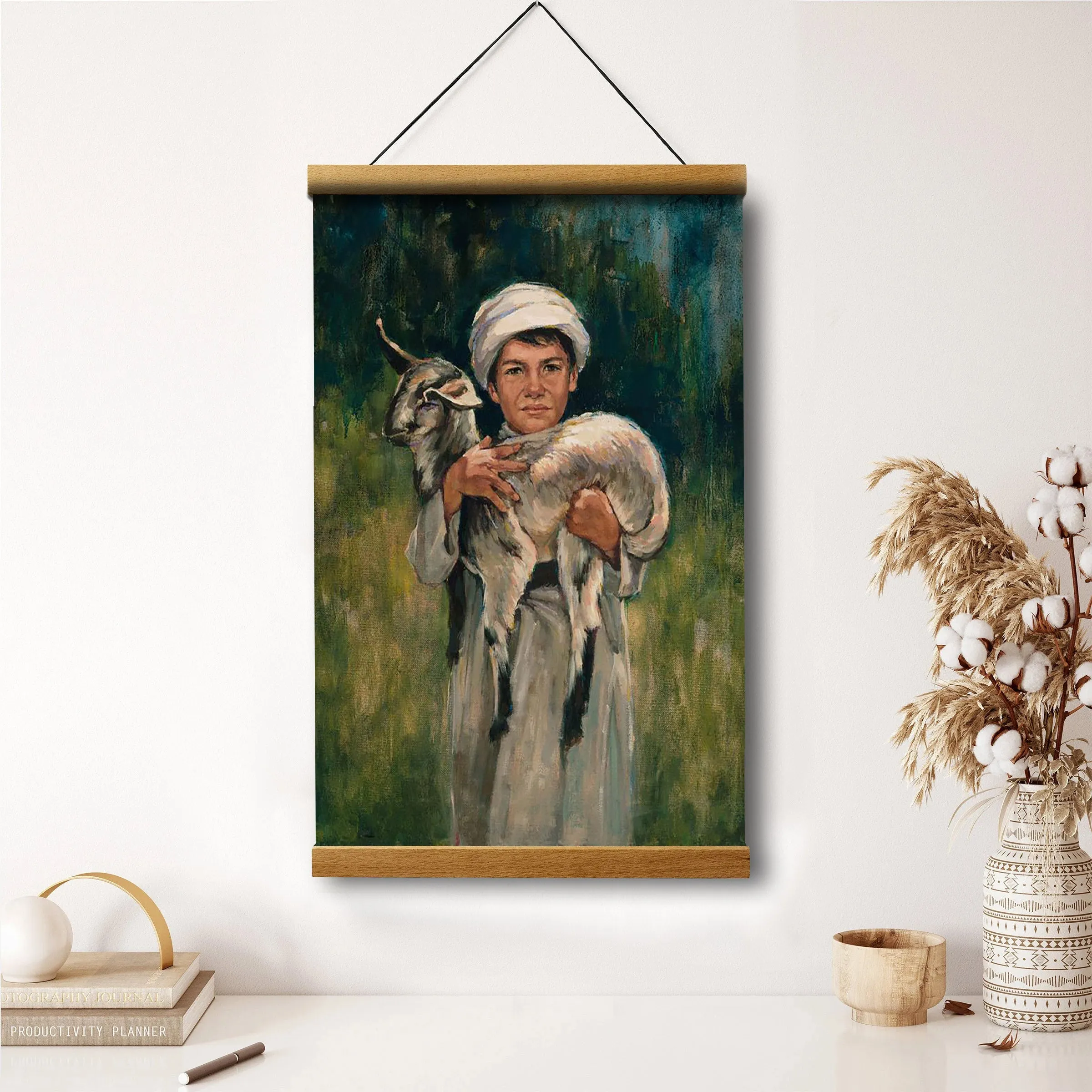 Gift To The King Portrait Hanging Canvas Wall Art - Christmas Gift - Religious Canvas