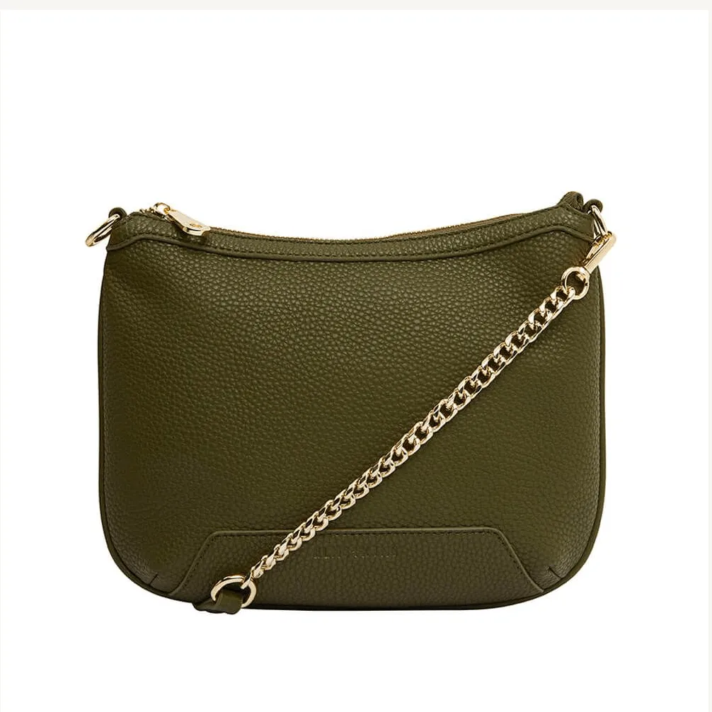 Glendale Crossbody | Khaki Pebble