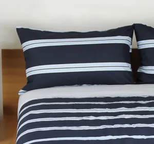 Hudson Standard Pillowcase Pair Navy