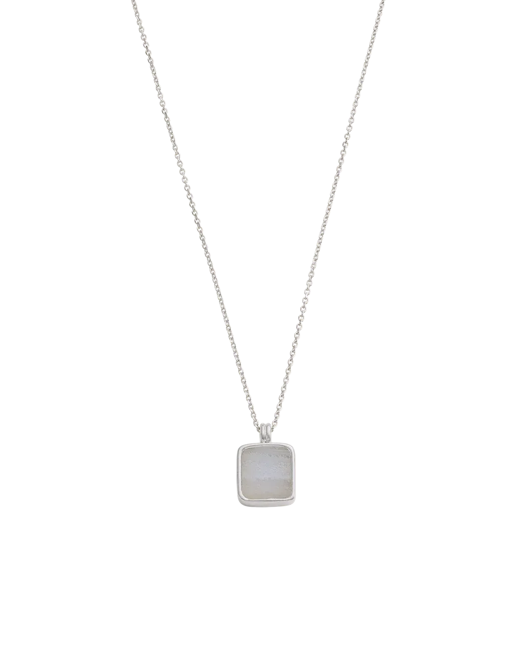 Kirstin Ash Blue Lace Agate Pendant ( Sterling Silver)