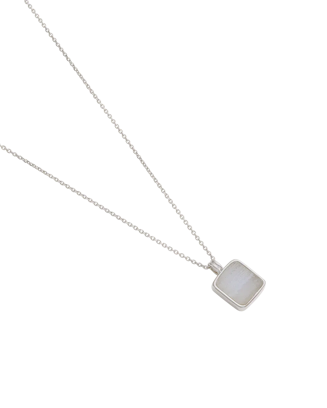 Kirstin Ash Blue Lace Agate Pendant ( Sterling Silver)