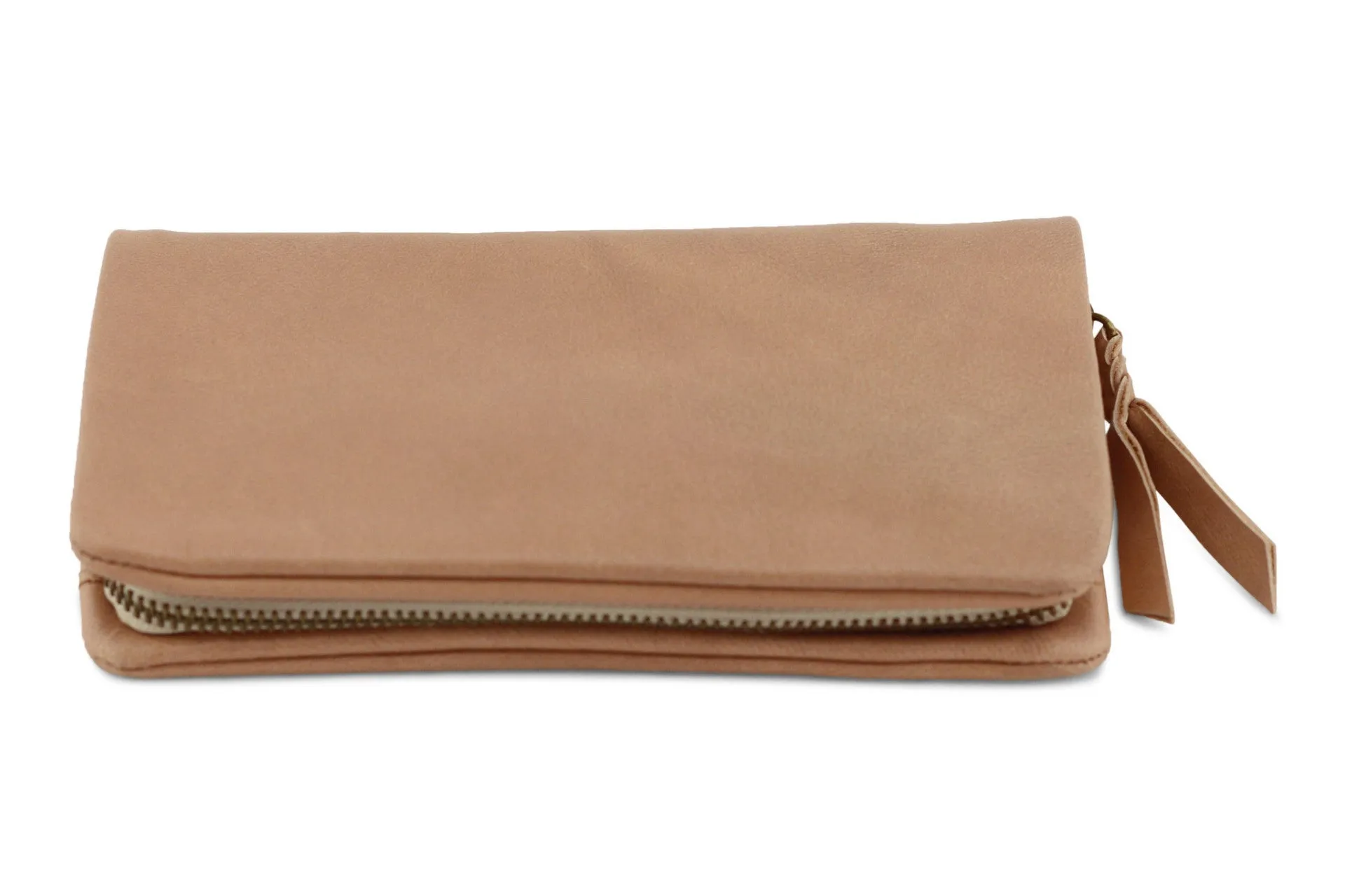 LEATHER PURSE IN NUDE