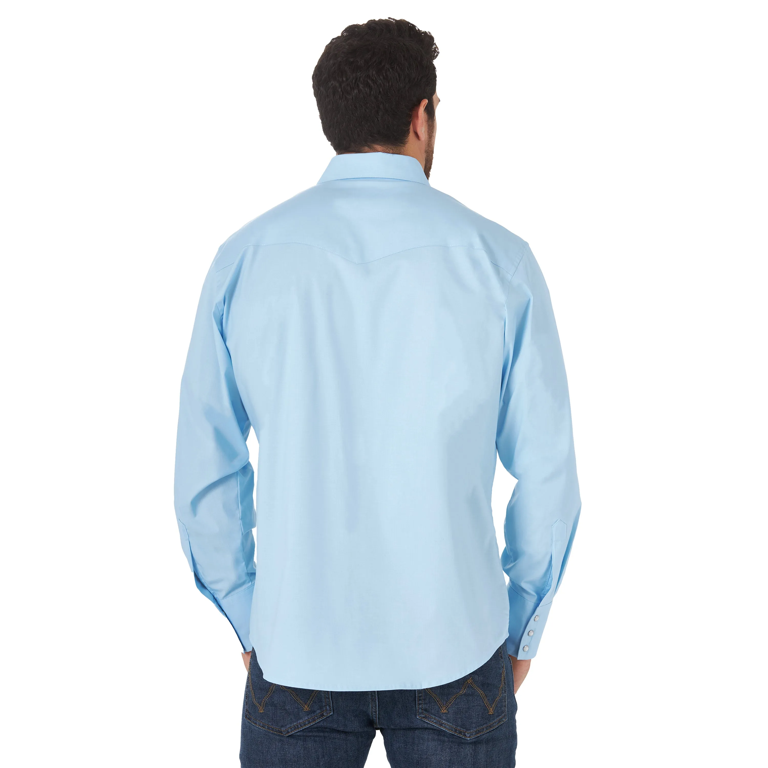 Men's Wrinkle Resist LS-Airy Blue