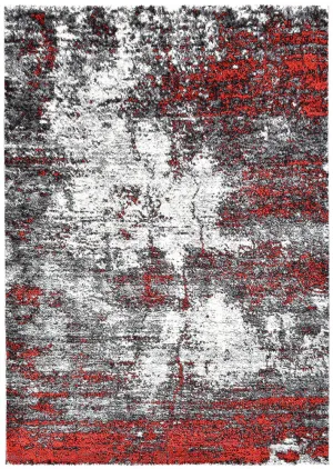 Millard 651 White Red Rug by Austex