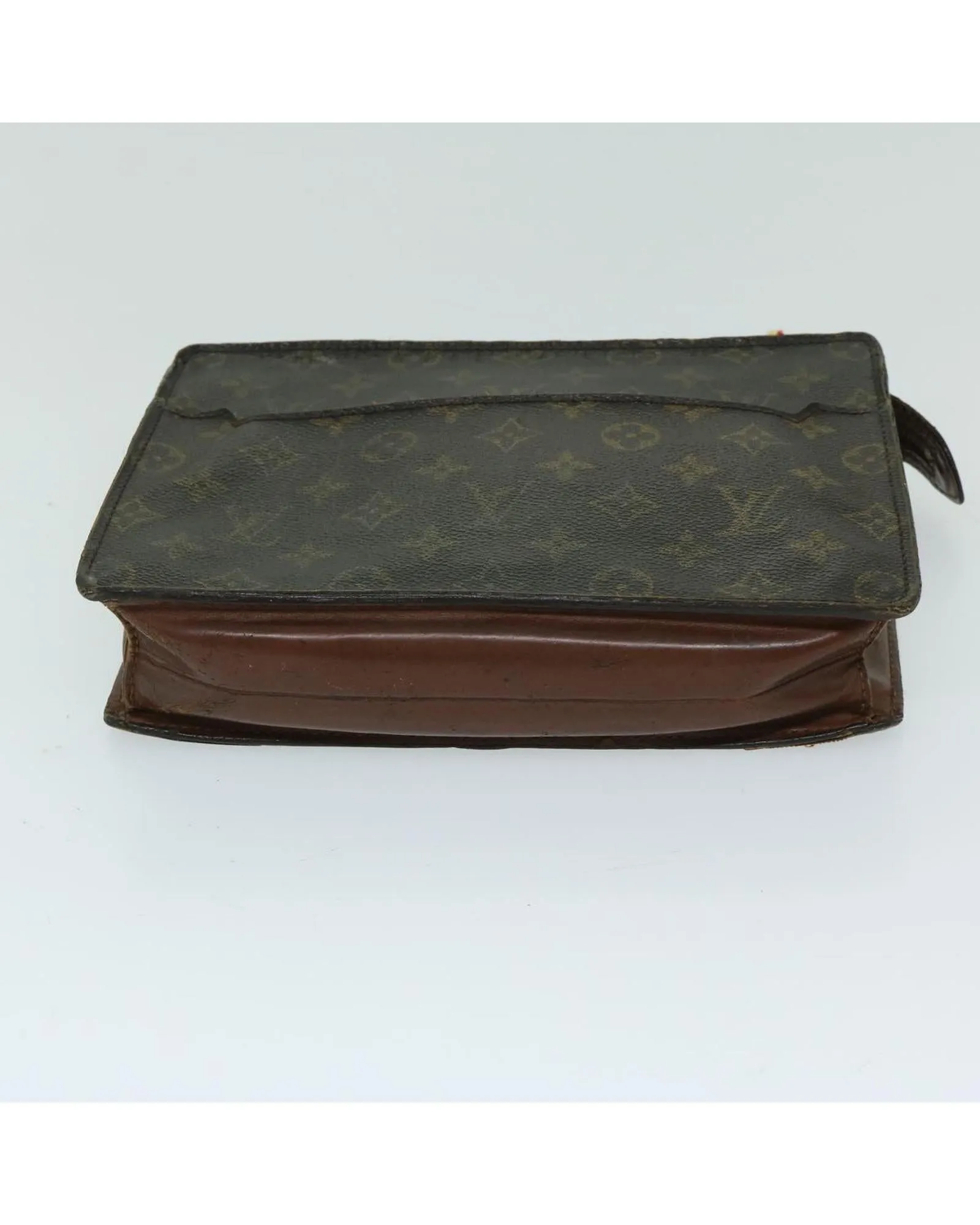 Monogram Canvas Clutch Bag with Authenticity Certificate
