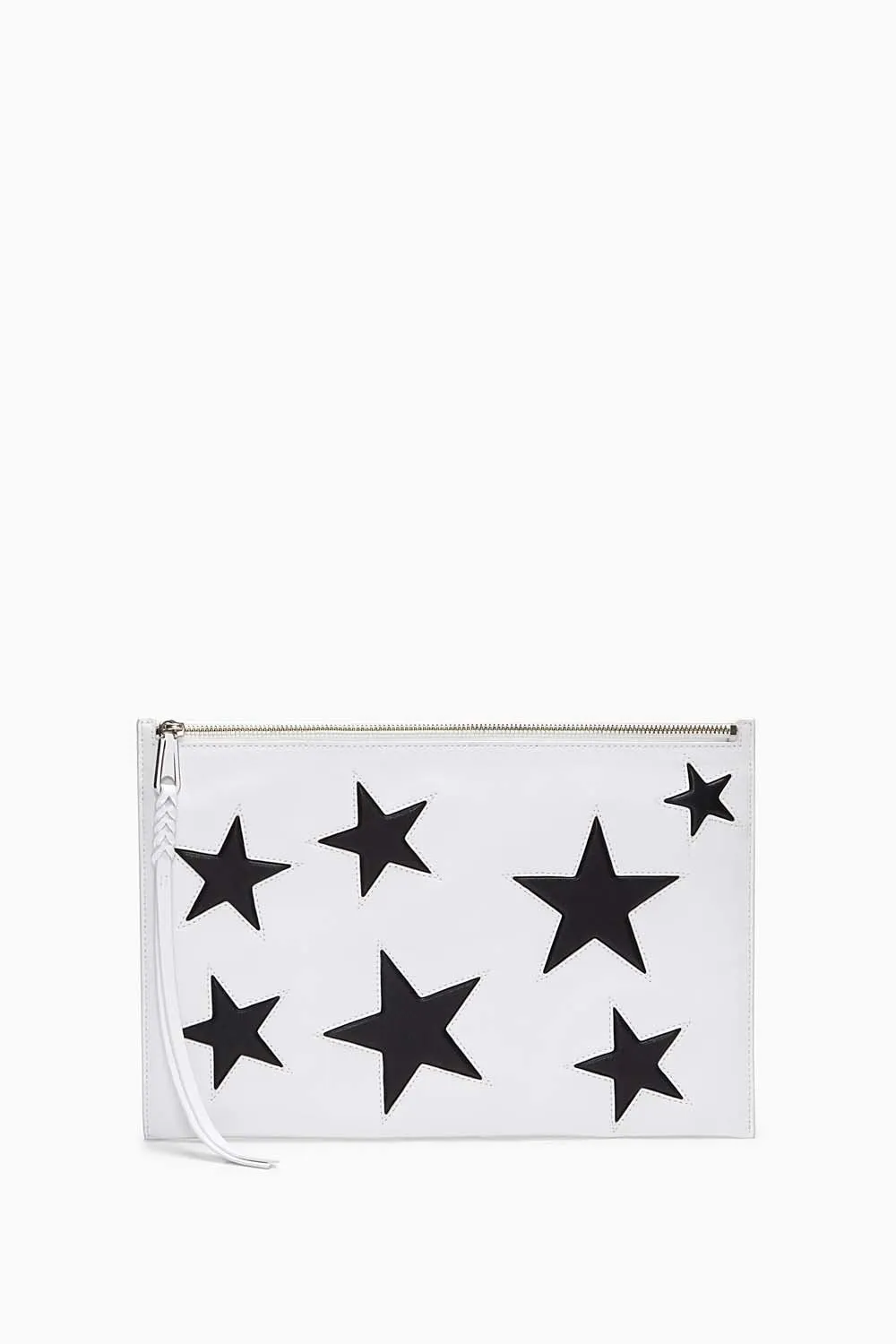 Multi Star Large Zip Clutch