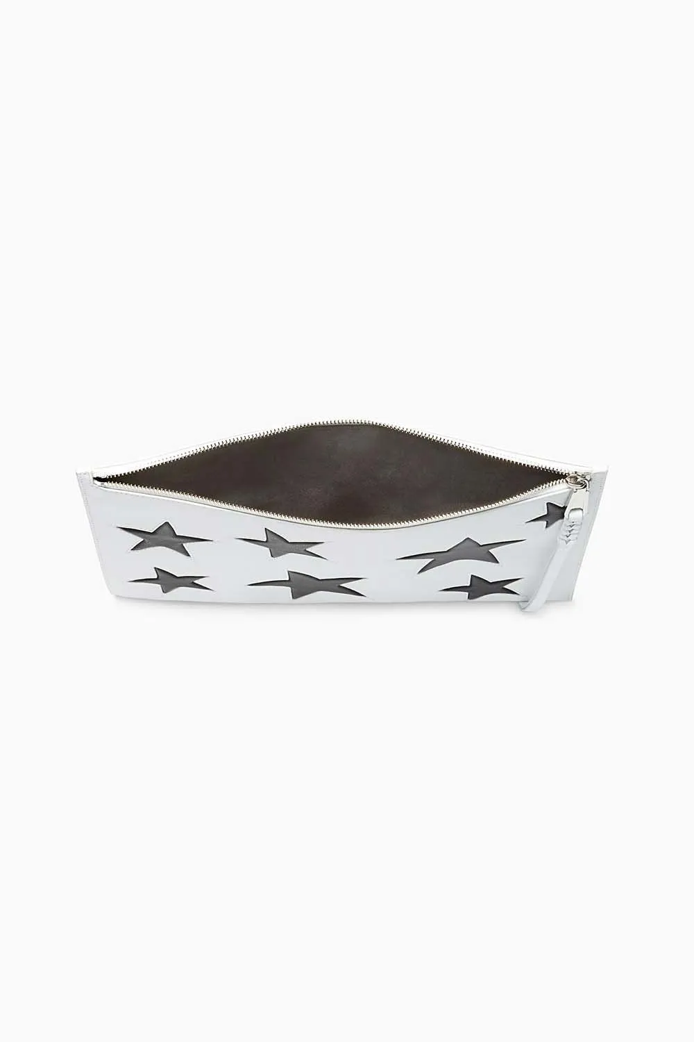 Multi Star Large Zip Clutch