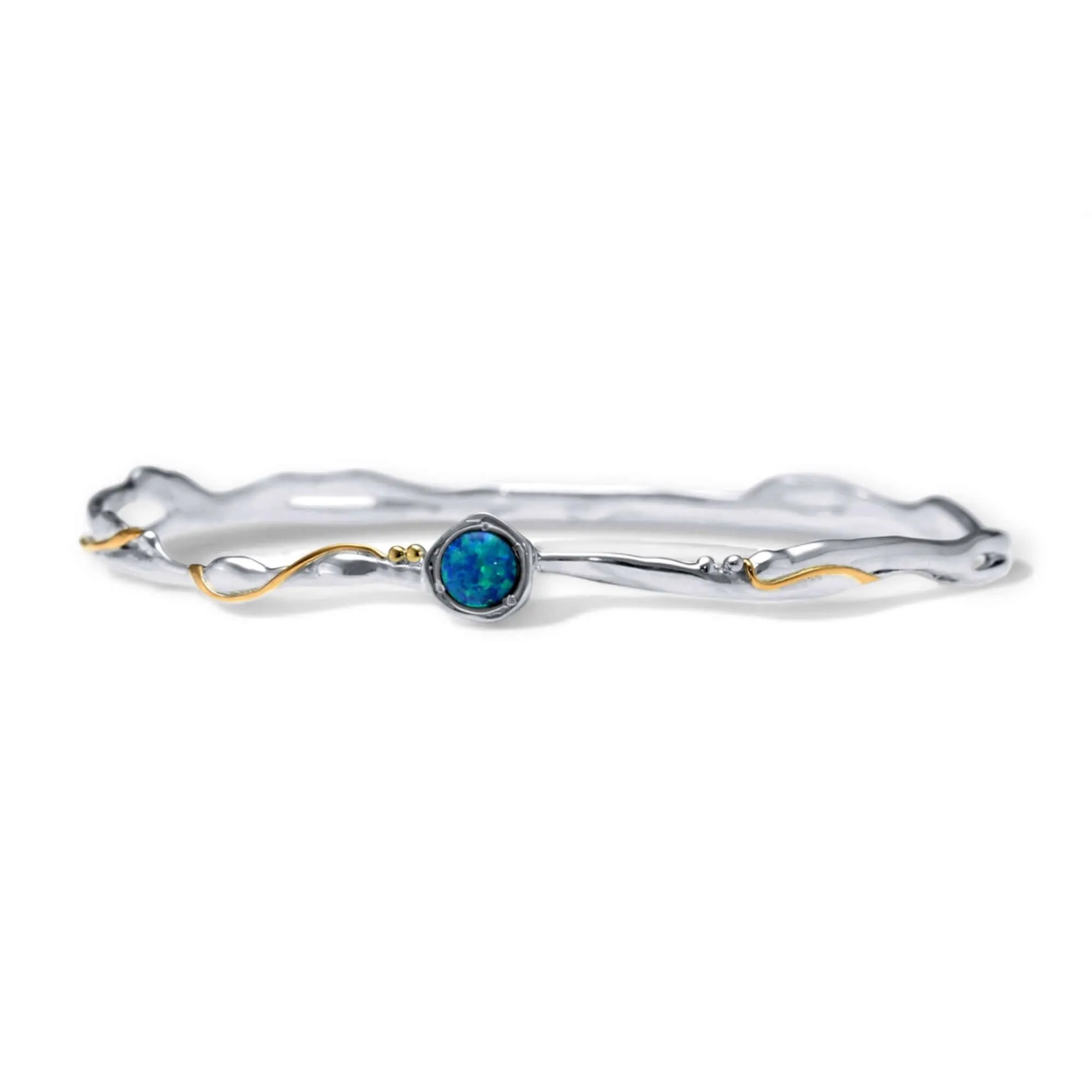 Organic Delicate Opalite Bangle