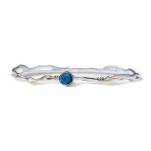 Organic Delicate Opalite Bangle