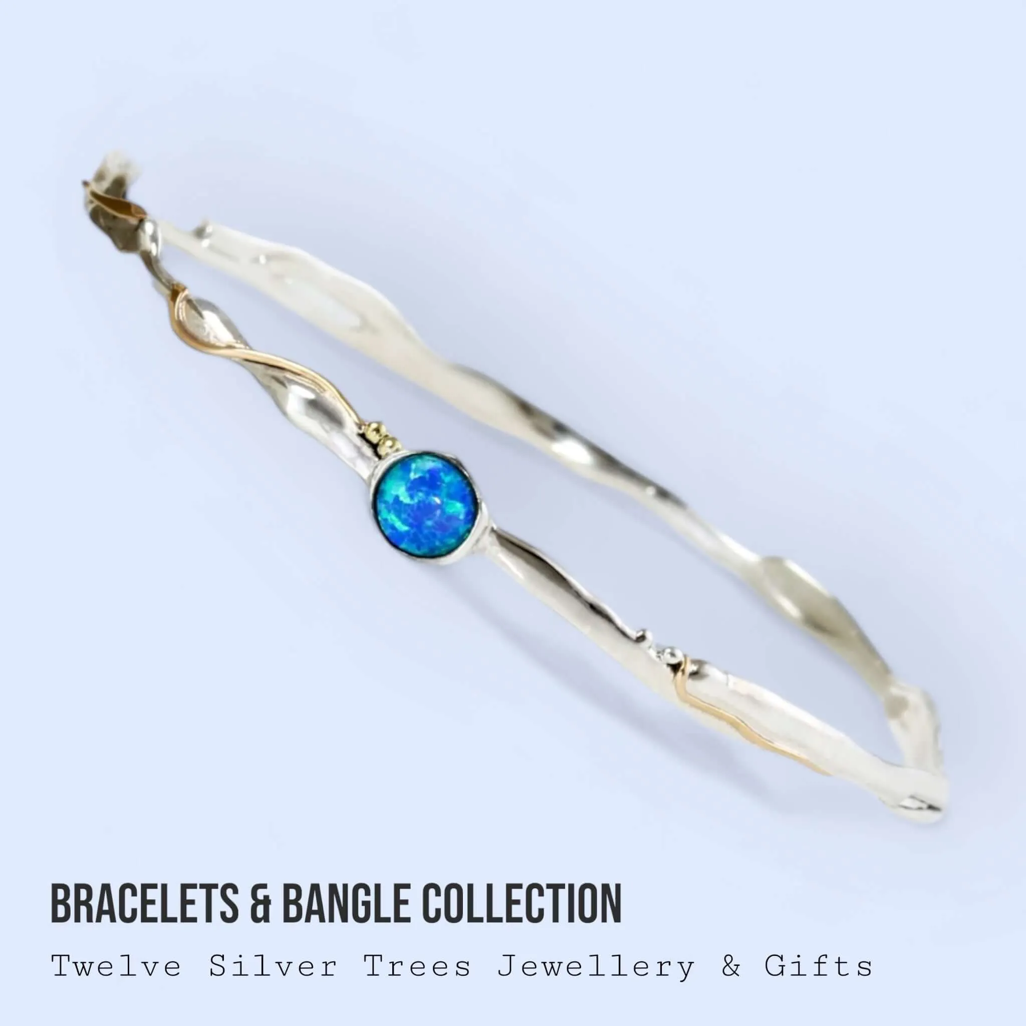 Organic Delicate Opalite Bangle