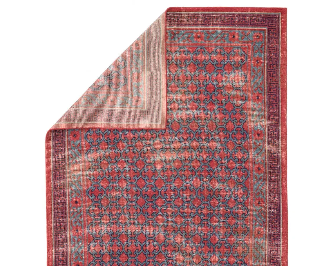 Revolution REL04 Red/Blue Rug