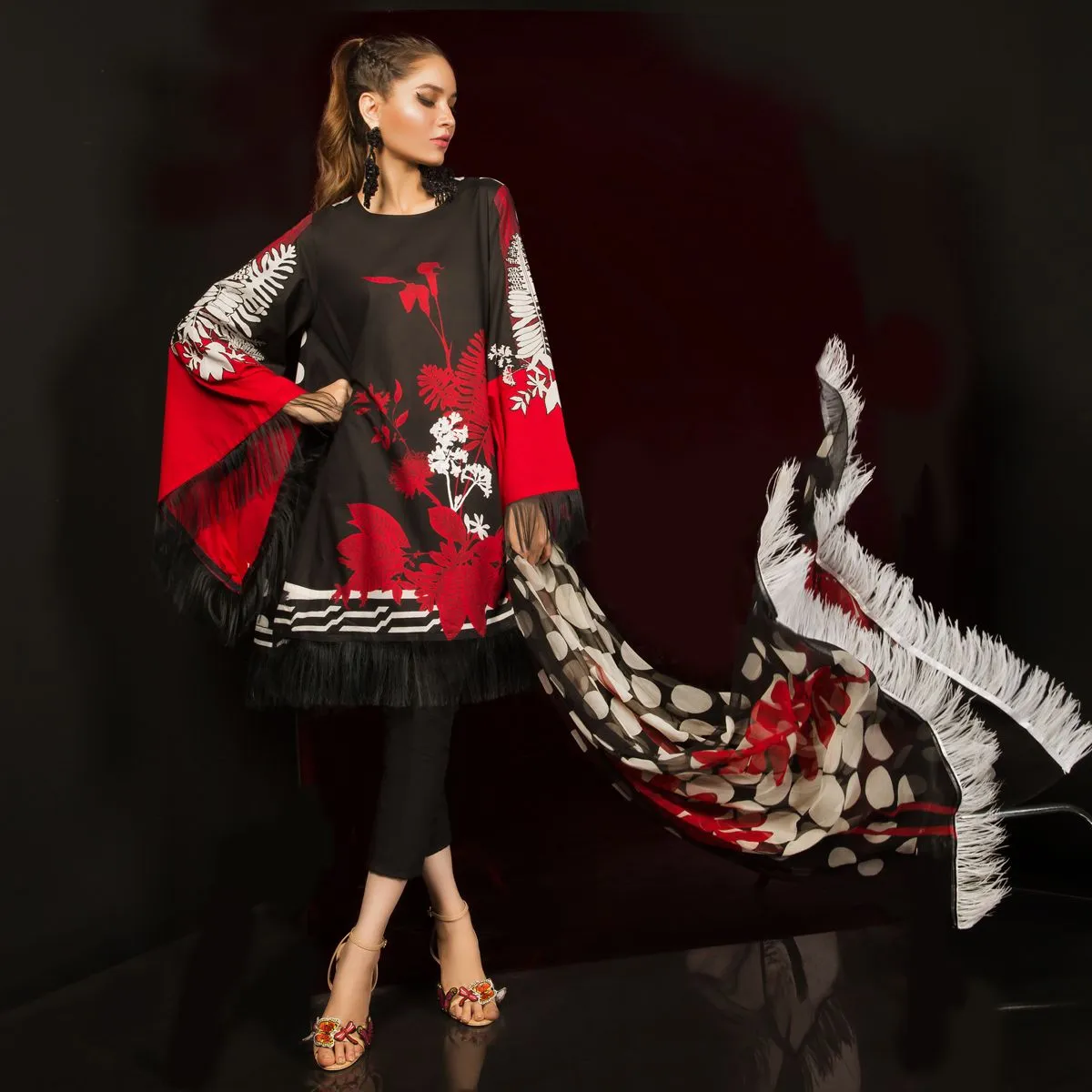 Sana Safinaz Lawn Muzlin 2018 – M14A