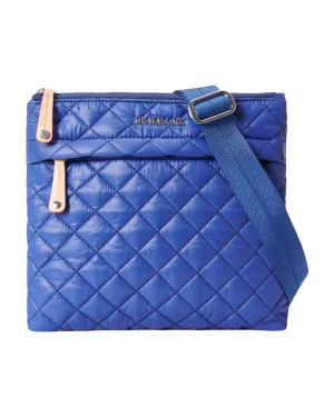 Sapphire Metro Flat Crossbody Bag