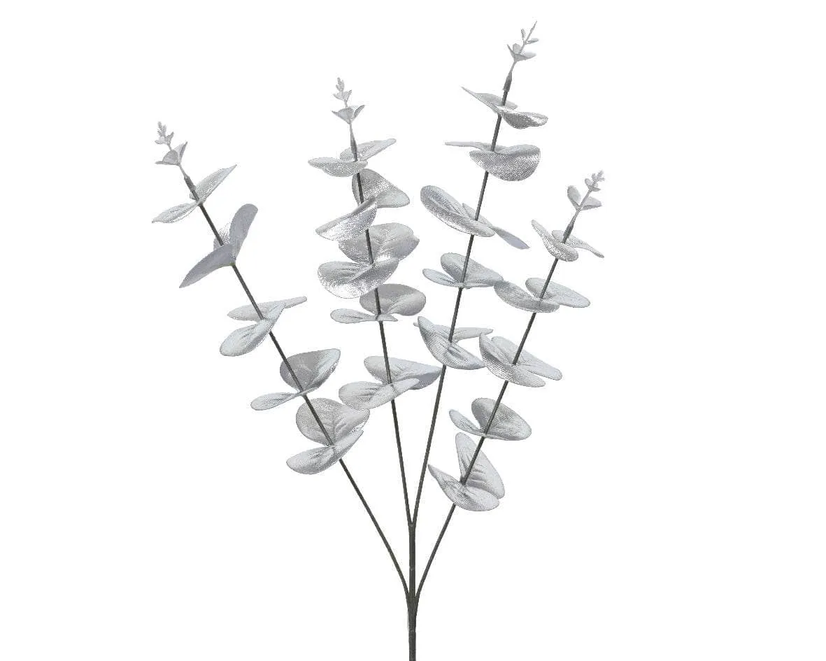 Silver Spray On Stem - 69cm