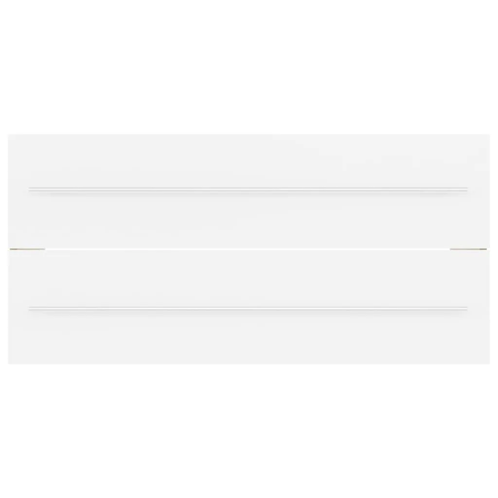 Sink Cabinet White 100x38.5x48 cm Engineered Wood