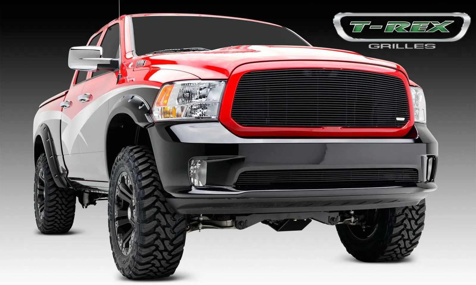 T-REX Billet Series, 1 Piece Insert Grilles - Requires Drilling or Cutting - 2013-2018 Ram 1500