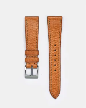 Textured Tan Watch Strap
