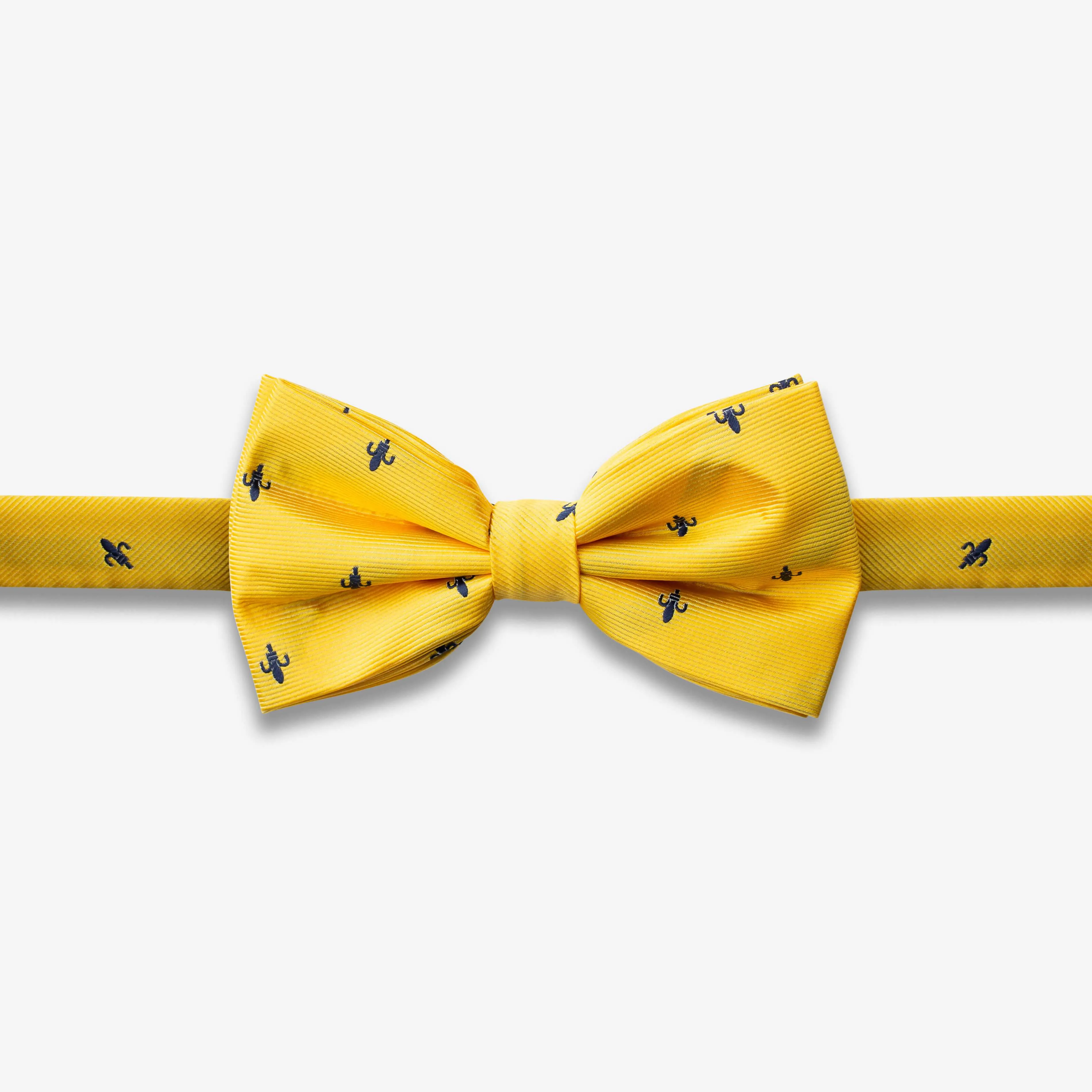 The Yellow Fleur-De-Lis BoTie