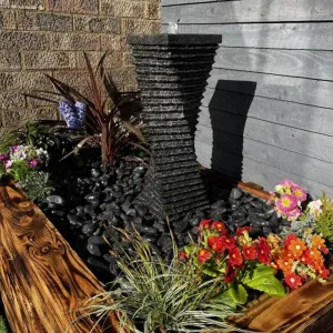 Tranquility Granite Twist 60cm Water Feature
