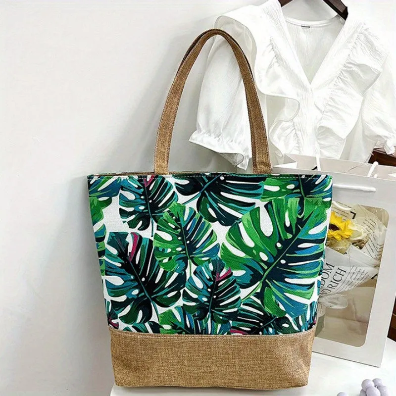 Vacationready Tropic Pattern Tote Spacious Stylish Beach Essential