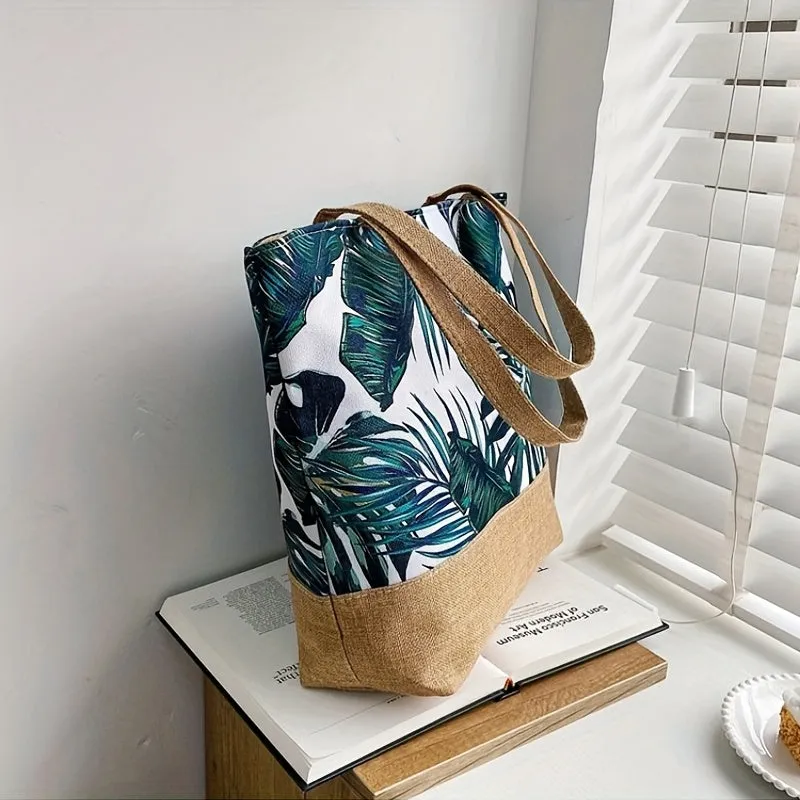 Vacationready Tropic Pattern Tote Spacious Stylish Beach Essential
