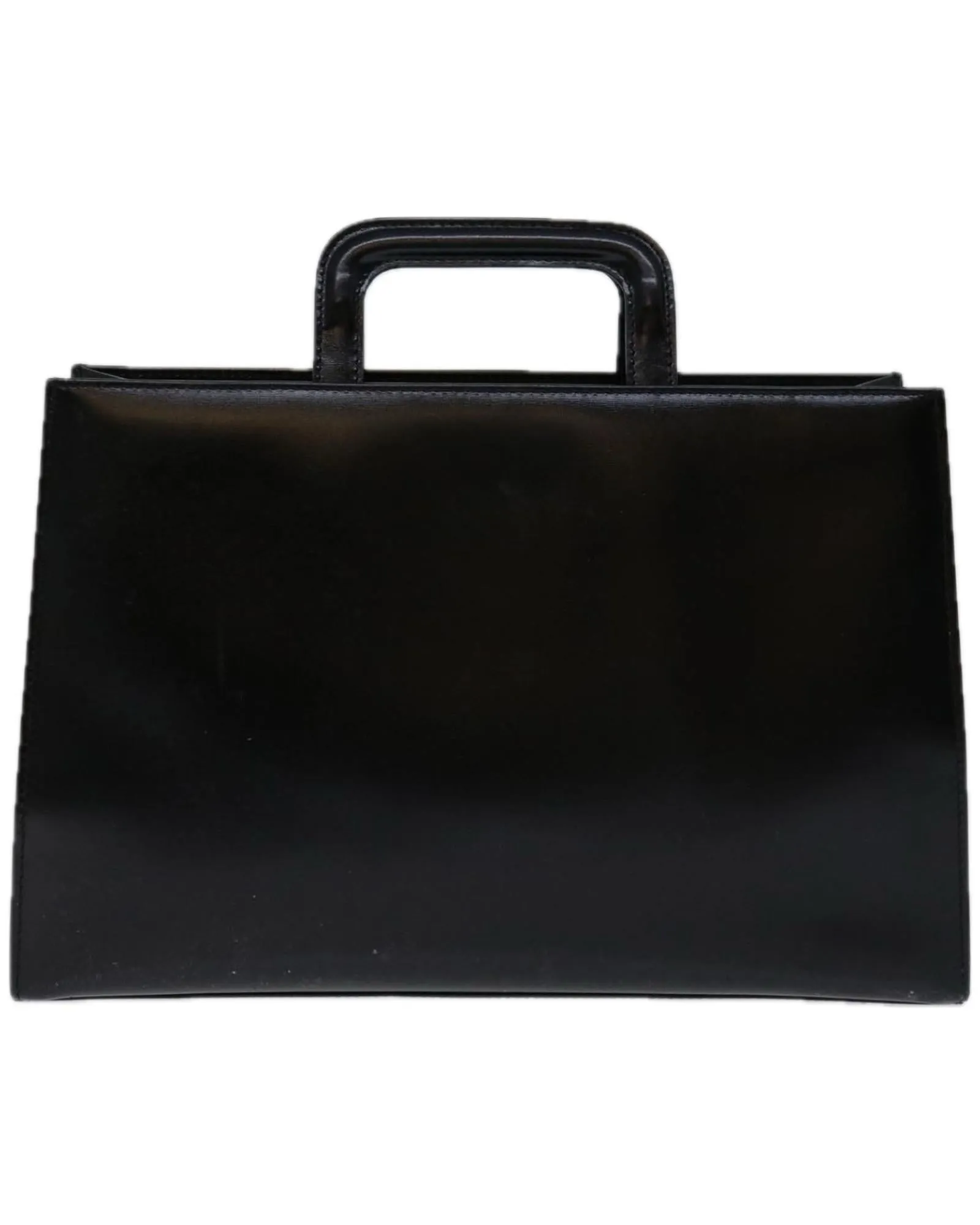 Vintage Black Vinyl Handbag