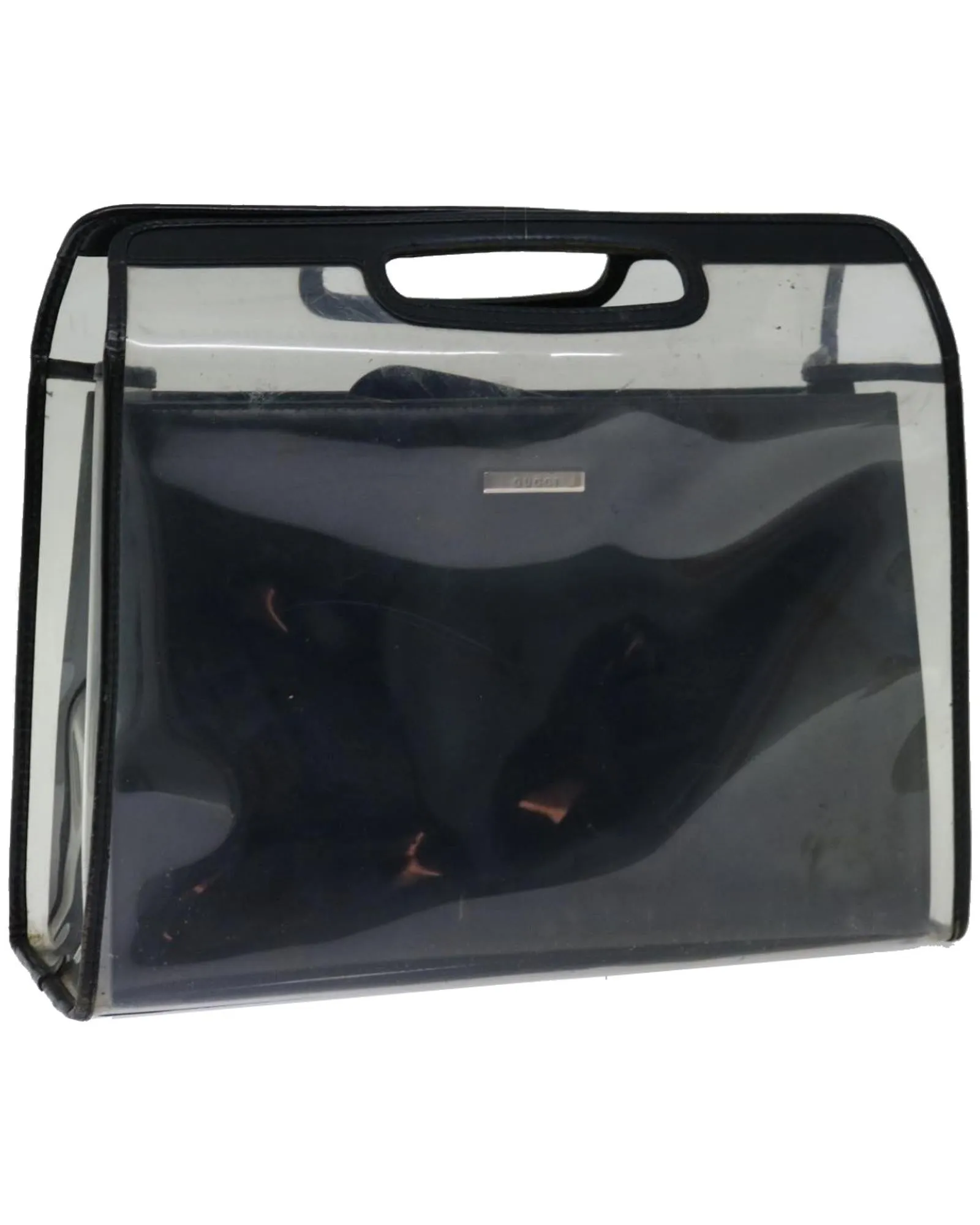 Vintage Black Vinyl Handbag