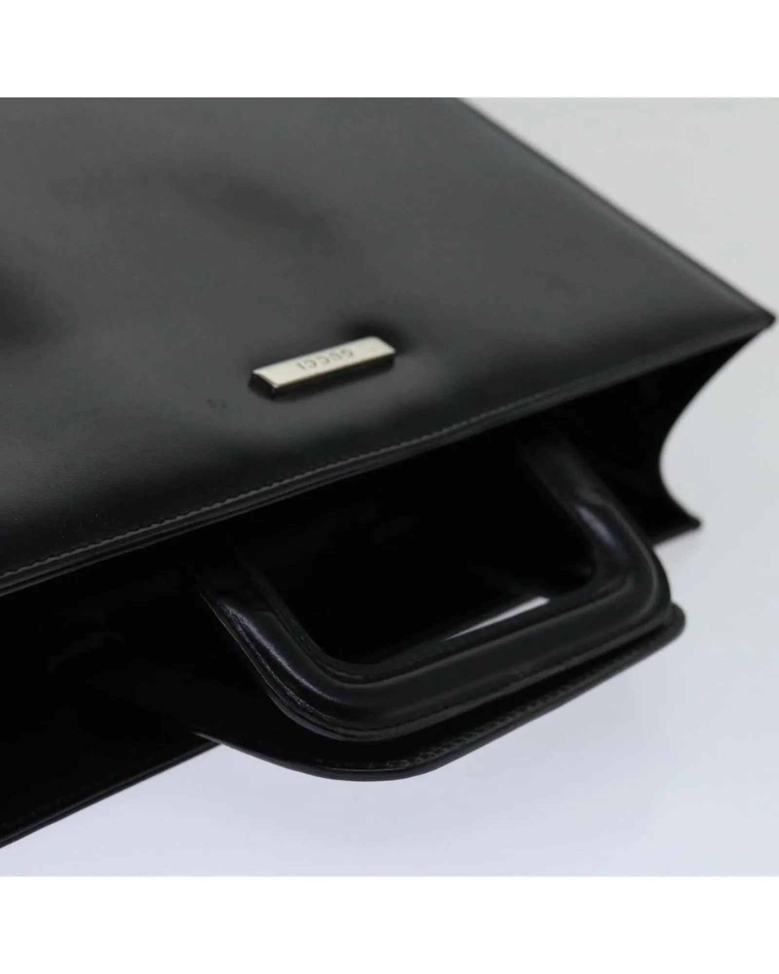 Vintage Black Vinyl Handbag