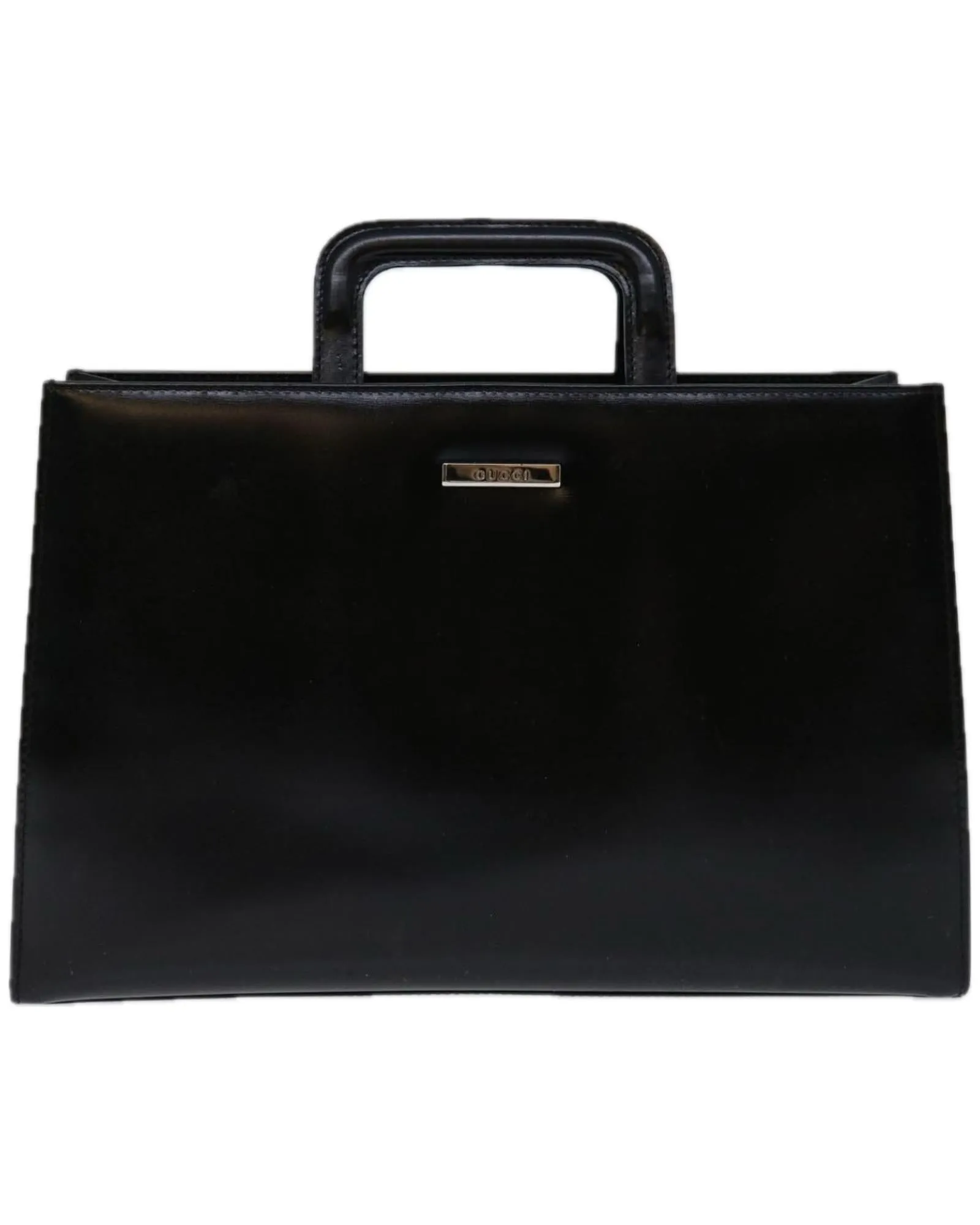 Vintage Black Vinyl Handbag
